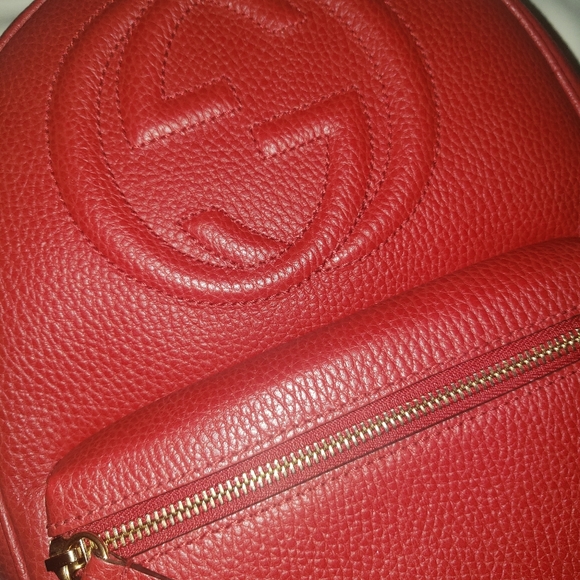 Gucci Soho Backpack Red - Picture 3 of 7